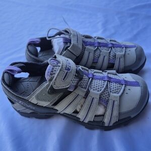Teva Womans' Sandals in Tan and Purple